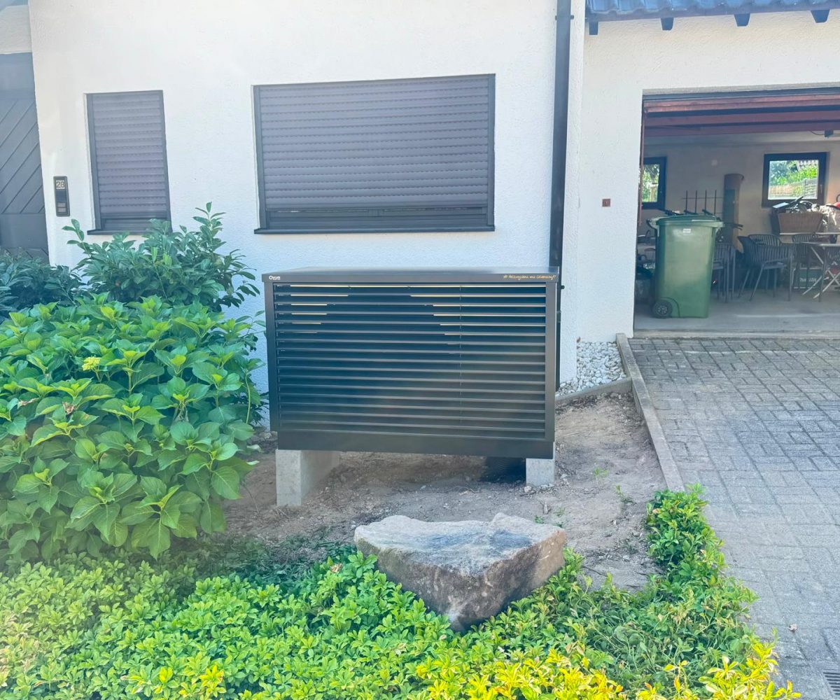 OVUM Wärmepumpe mit LINK3 Pufferspeicher im Raum Walldorf 1